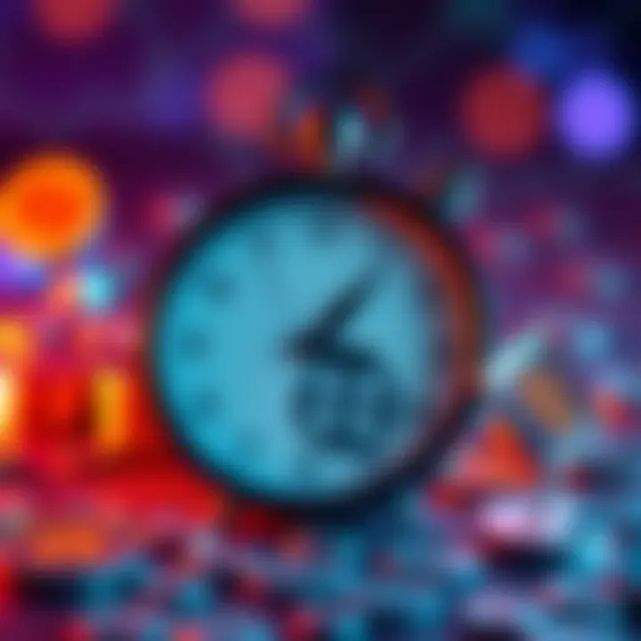 CYC Cryptocurrency Delisting Announcement A graphic showing a warning about the delisting of CYC cryptocurrency from BitMart, with a background of cryptocurrency symbols and a clock indicating urgency.