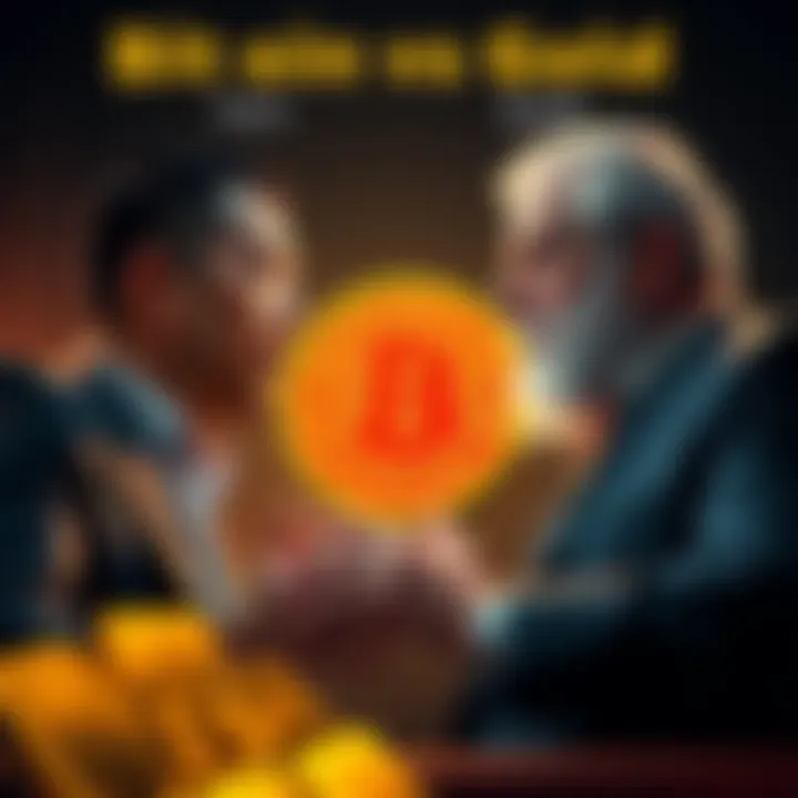 CZ and Peter Schiff engaged in a debate about the value of Bitcoin and Gold, representing opposing views on future money.