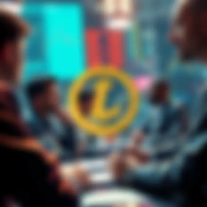 Traders sharing insights and strategies about Litecoin in an online forum.