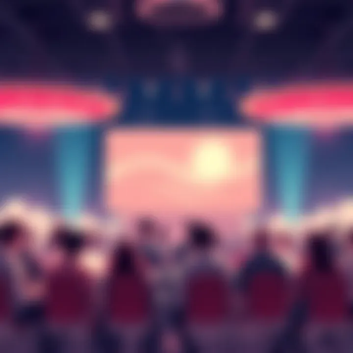 People engaging in a discussion about VeChain's advancements at a forum