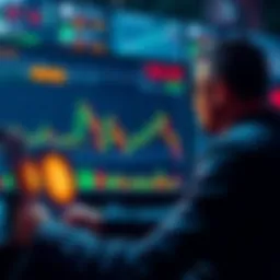 A person reviewing Bitcoin charts and analyzing dollar-cost averaging strategy for daily investment