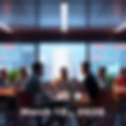 A group of people discussing cryptocurrency trends and tips in a casual setting