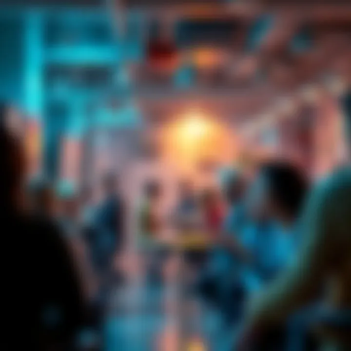 A welcoming online chat space where people are sharing thoughts and questions with smiles