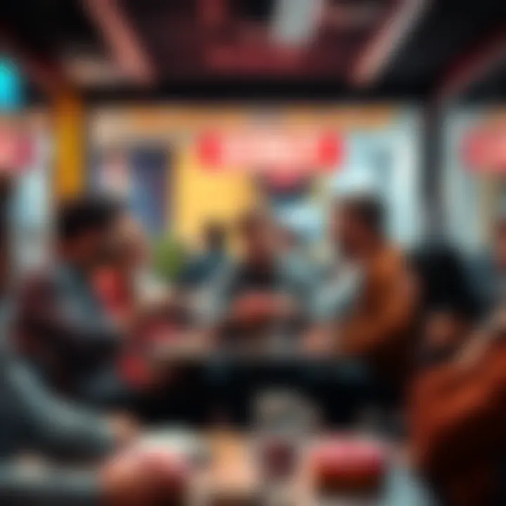 People chatting about topics like donuts in a friendly online forum setting.