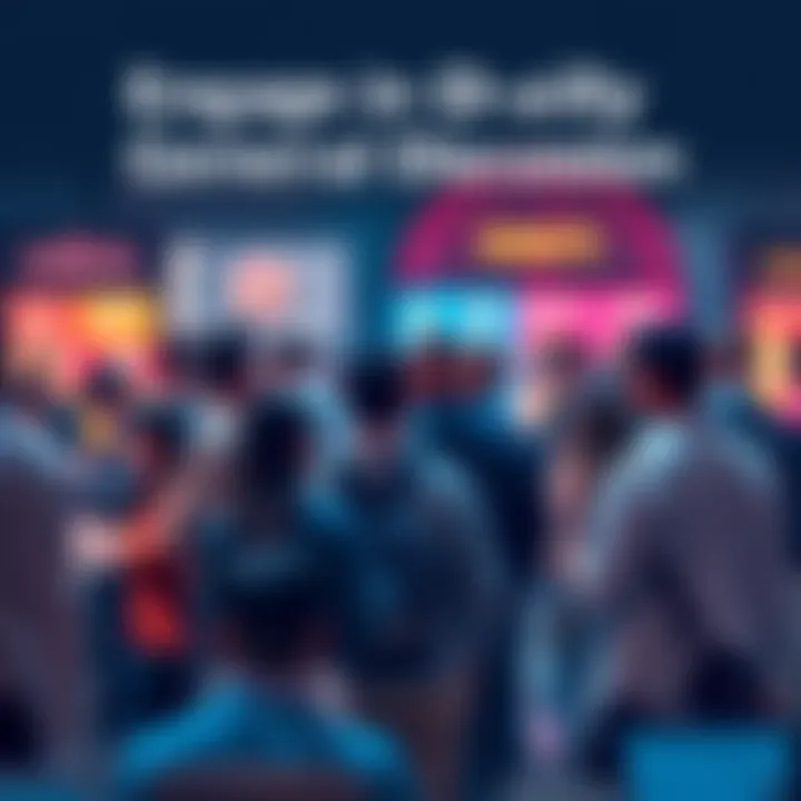 People engaging in a lively discussion about donuts and sharing information in a forum setting.