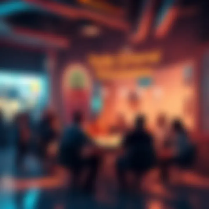 A lively online discussion about donuts and trading with people chatting and sharing ideas