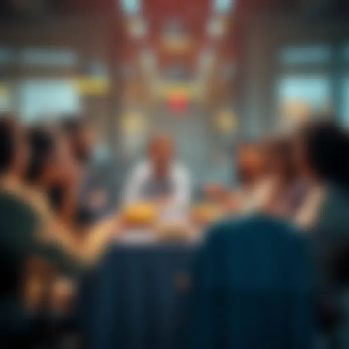 Daily General Discussion on March 7, 2026 A lively group of people engaging in conversation about various topics, with donuts on a table in the center, symbolizing the discussion theme.