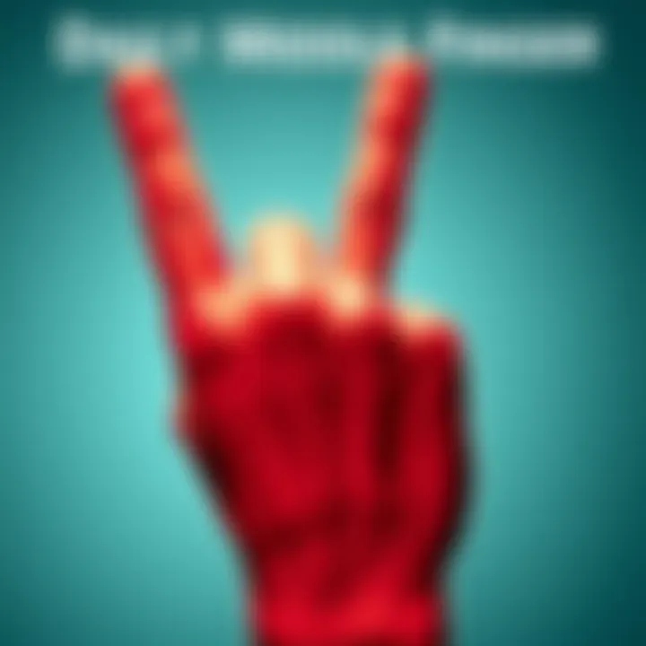 Daily Middle Finger Commentary A bold graphic featuring a raised middle finger symbolizing frustration and expression of opinions on current events.
