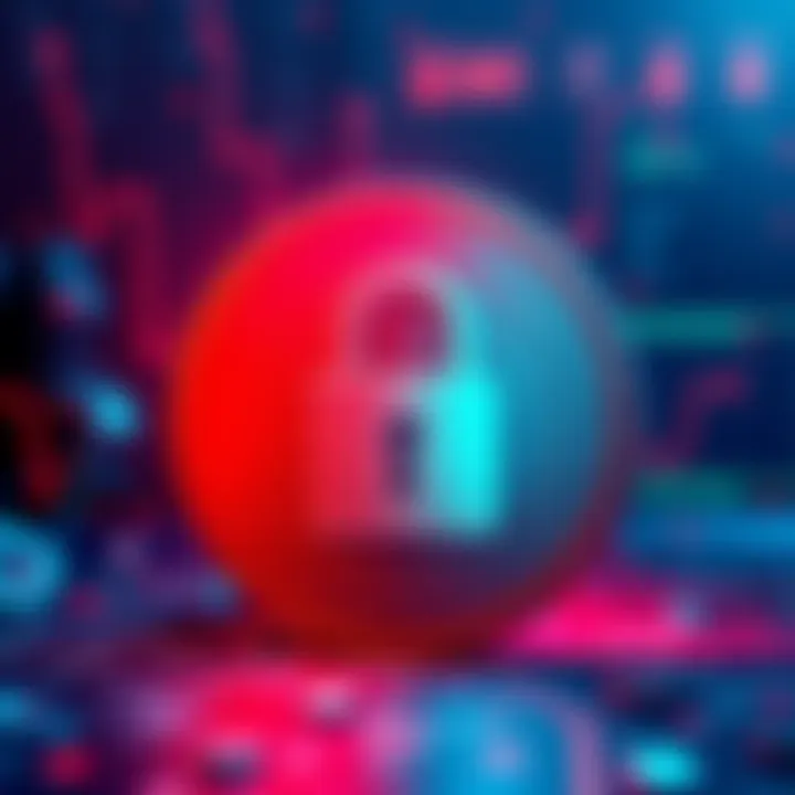 A warning sign indicating data breach with a lock symbol, representing the sale of user data.