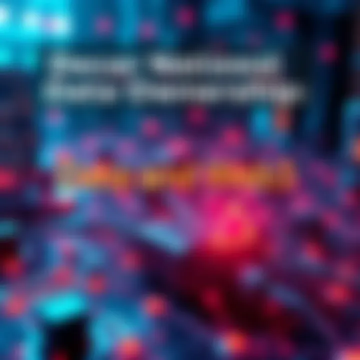 A visual representation of decentralized data management with user-controlled data nodes and smart contract symbols, highlighting the idOS network.