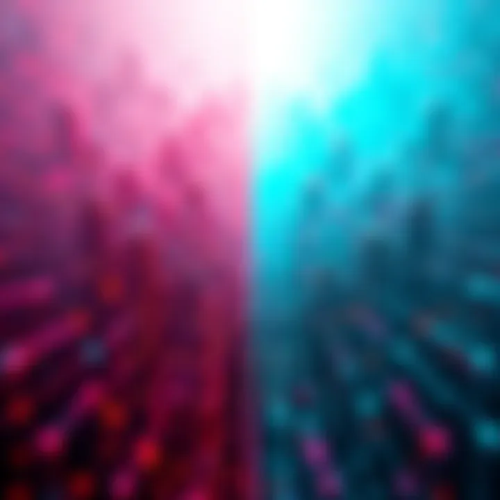 Decentralized AI Data vs Centralized Models A visual comparison between decentralized AI data and centralized models, showcasing diverse community engagement with technology and token incentives.