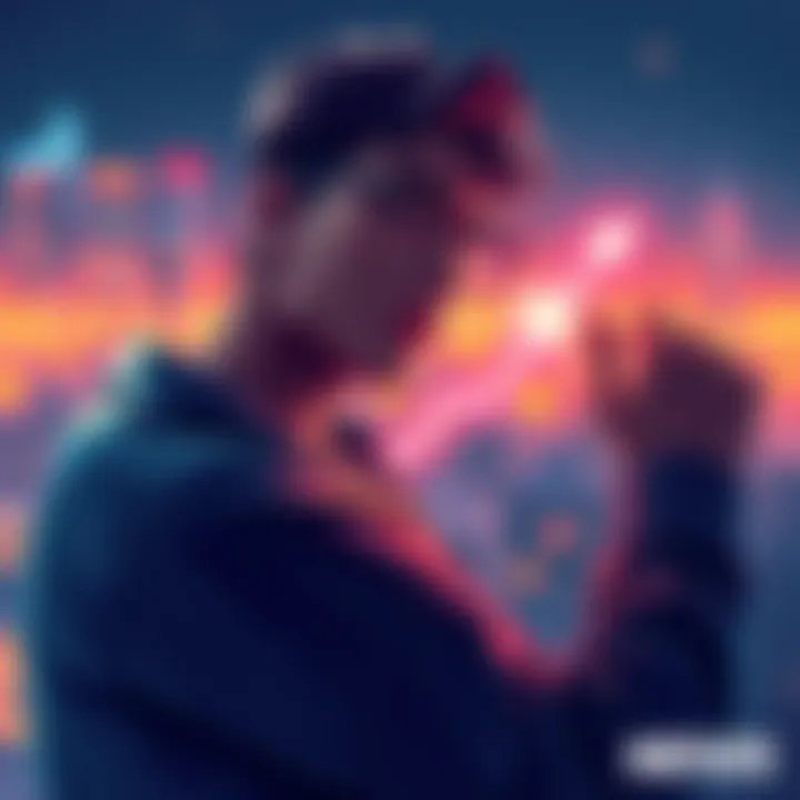 Decrease in Monthly Challenge Rewards Illustration showing a person looking at a declining graph symbolizing reduced monthly challenge rewards