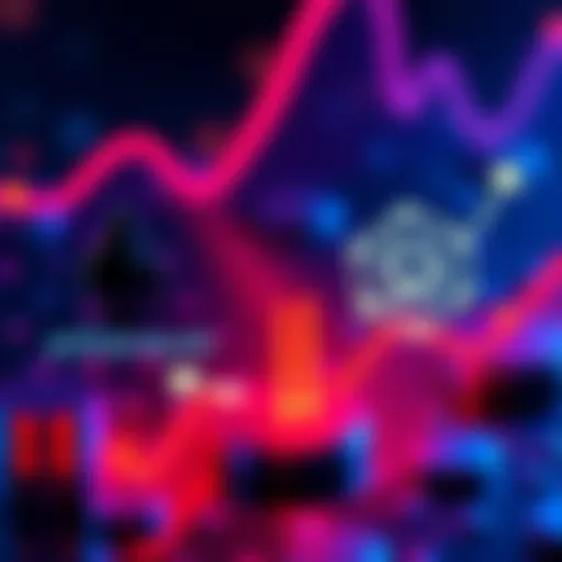 A visual representation of decentralized finance showing Ethereum and Solana logos with arrows indicating growth and new blockchains emerging.