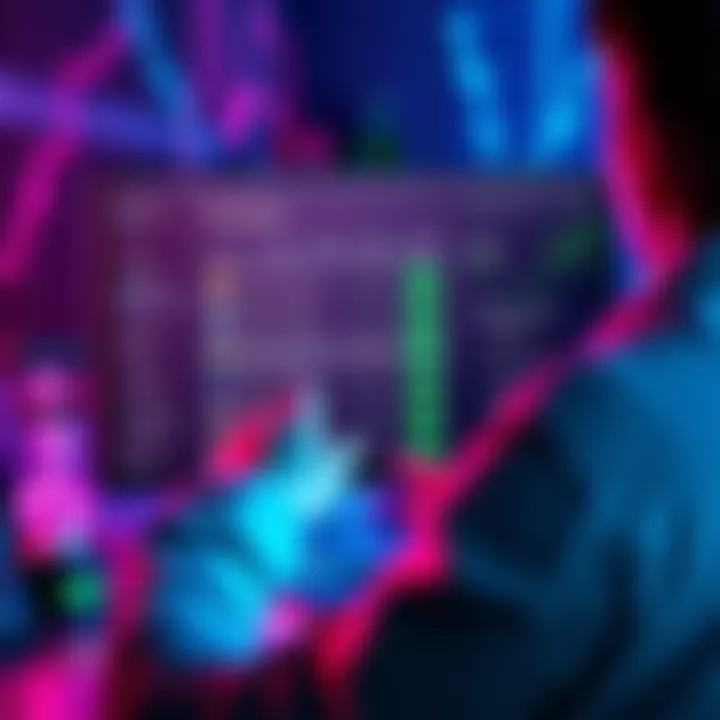 A user interacting with a DEX aggregator on a computer screen, showing token swap options and smart routing features.