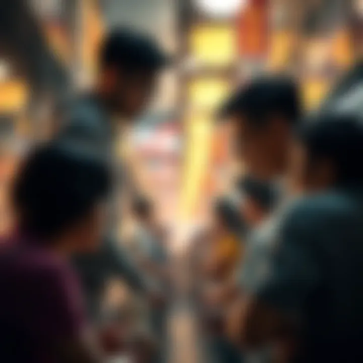 People in various settings showing different responses to similar situations, illustrating the concept of luck variations.