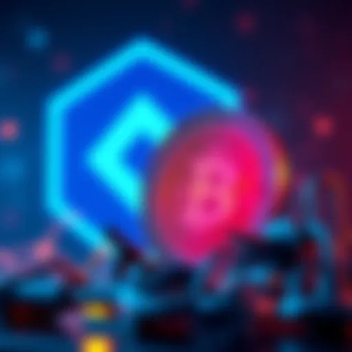 A digital representation of DigiDollar, a decentralized stablecoin, with the DigiByte logo in the background, symbolizing its upcoming launch.