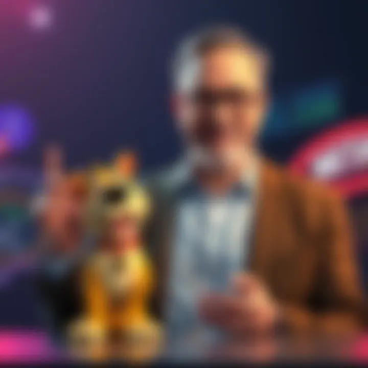 John R. Dilworth promoting a memecoin featuring Courage the Cowardly Dog character