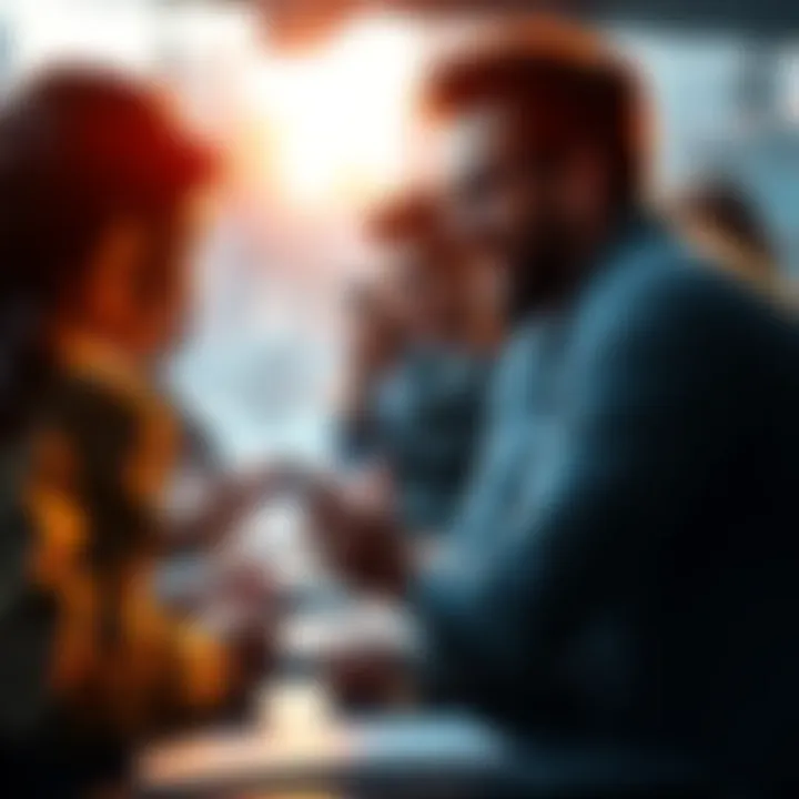 People engaging in a daily discussion about current events and trading ideas