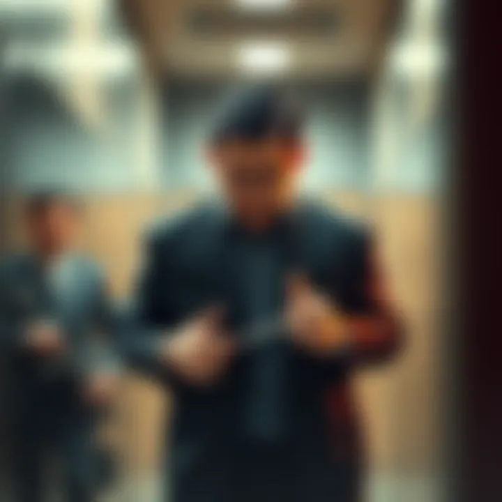 Do Kwon being led away in handcuffs after sentencing for fraud