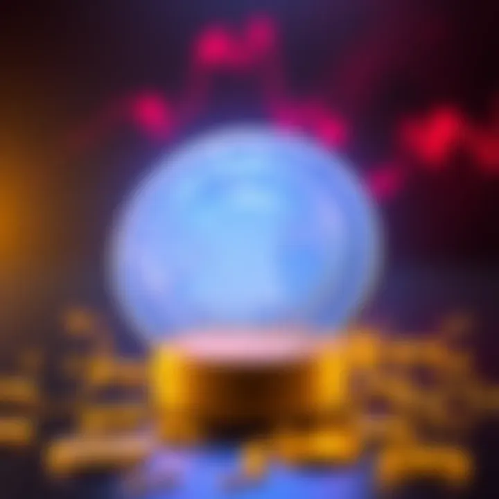 Dogecoin reaching one dollar A digital representation of a Dogecoin coin with a dollar sign in the background, symbolizing its potential rise to one dollar.