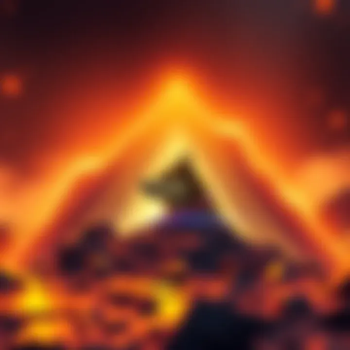 A graphic showing the rise of Dogecoin after breaking out from a triangle pattern, with a focus on the target level of 0.60.