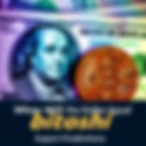 A visual representation of a US dollar bill next to a bitcoin logo with the word 'Satoshi' underneath, highlighting currency comparison.