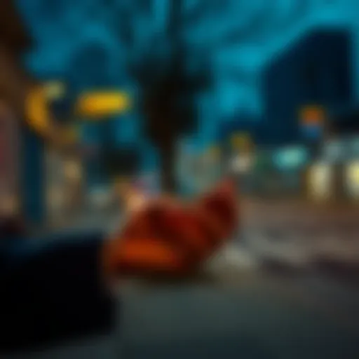 A person offers a small coin to a homeless individual sitting on the street