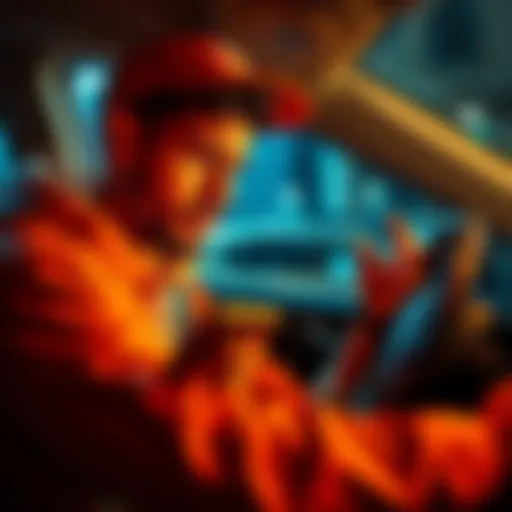 A DoorDash driver looks distressed while holding a smartphone, appearing locked out of their account with a warning message displayed on the screen