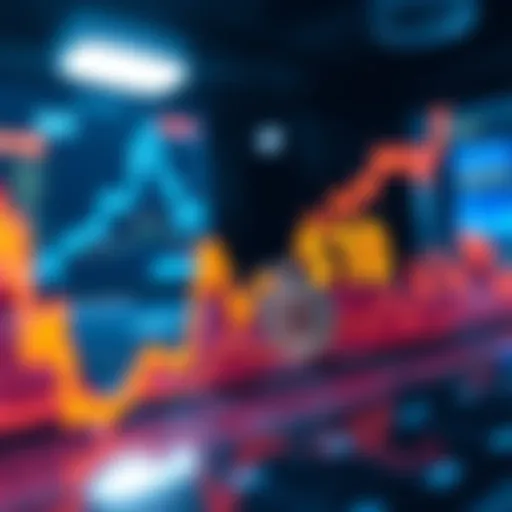 Graph depicting the rise and fall of DOT's price with a focus on the $10 mark