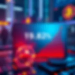 A chart showing $DOVU transactions reaching 19.82% of total HTS transactions on Hedera network, illustrating its rise in popularity.