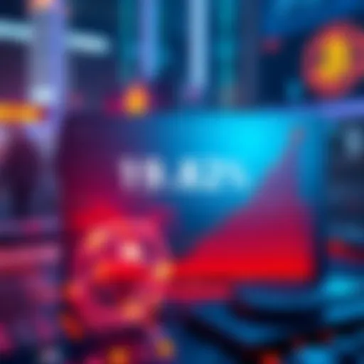 A chart showing $DOVU transactions reaching 19.82% of total HTS transactions on Hedera network, illustrating its rise in popularity.