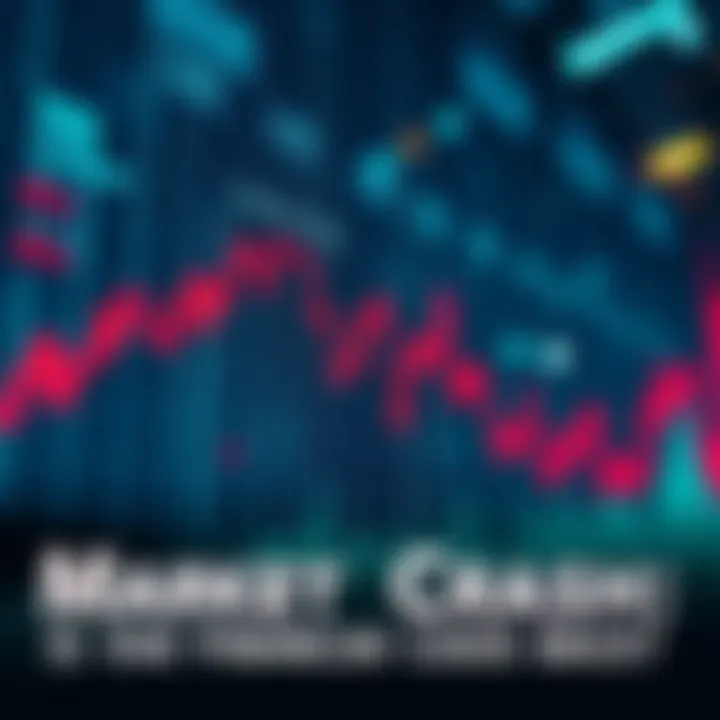 A chart showing a steep decline in stock prices, symbolizing a market crash