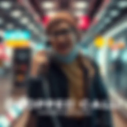 Customer expressing frustration over mobile coverage issues with a phone in hand