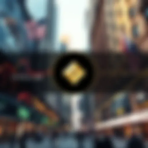 A visual representation of DTCC's $114 trillion investment in Stellar, featuring financial charts and the Stellar logo against a Wall Street backdrop.