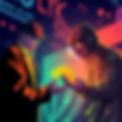 Investors exchanging SigUSD for LYKOS tokens, illustrating the seed funding opportunity with a digital currency theme.