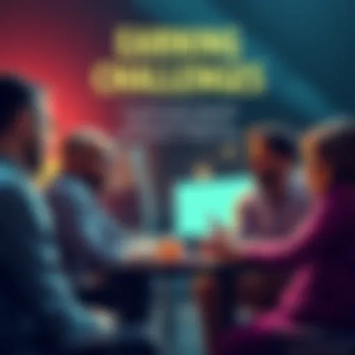 Group of people sharing ideas about improving earnings in the Almost 1 Dollar Club