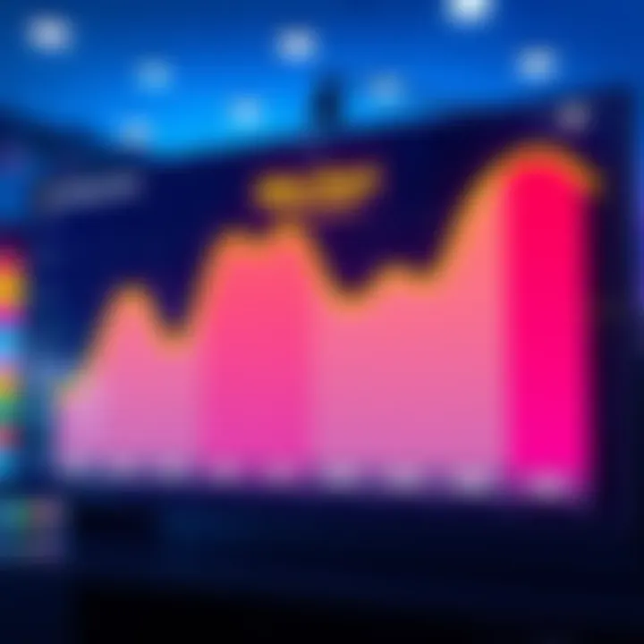 A colorful chart showing potential monthly earnings in Atlas Bucks from watching ads with various amounts displayed