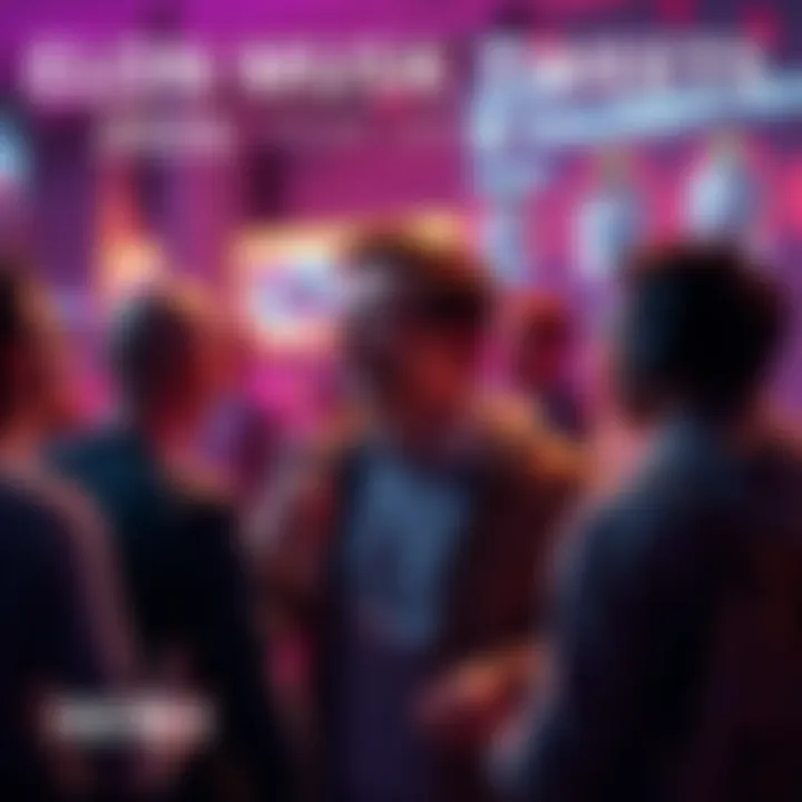 Elon Musk tweeting about AI Singularity in 2026 with excited tech community members discussing around him