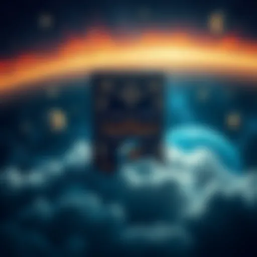 A book cover depicting a cosmic scene with stars and planets, representing themes of philosophy and adventure