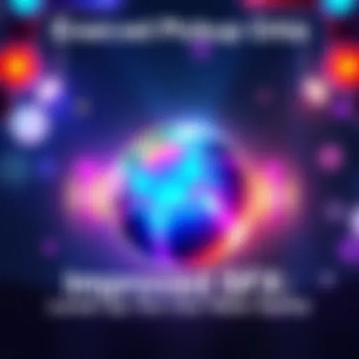 A colorful pickup orb glowing with sound waves around it, symbolizing improved sound effects in a game.
