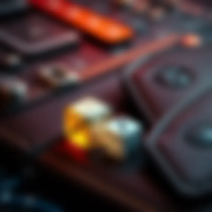 Security features of ERA Wallet Close-up of the ERA Wallet with physical dice for generating a secure seed