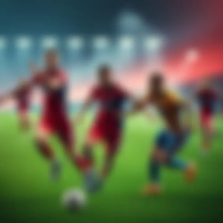 Top football players in action during an Eredivisie match, showcasing skill and teamwork on the field.