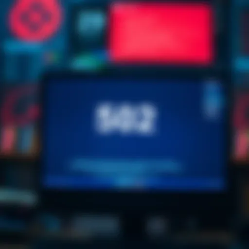 A computer screen displaying a 502 error message with a frustrated user in the background