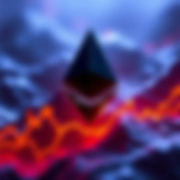 A visual representation of Ethereum's 4-hour price chart showing signs of a bullish breakout.