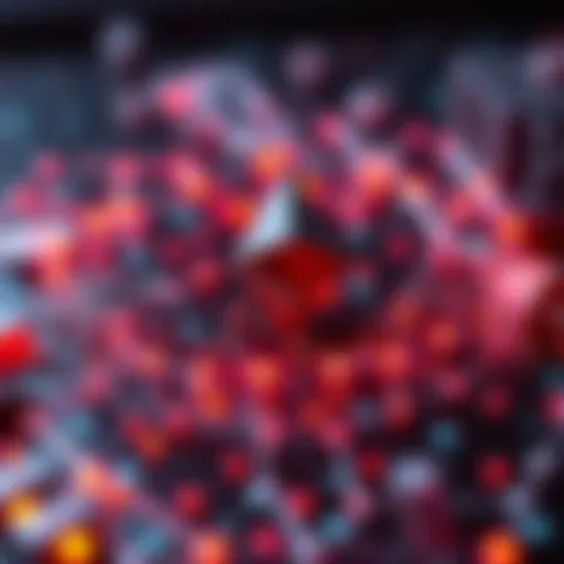 A visual representation of Ethereum's blockchain intertwined with symbols of AI technology, showcasing the relationship between capital formation and agent payments.