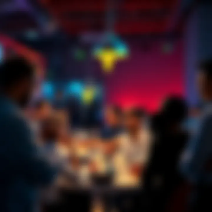 People engaging in a discussion about Ethereum topics and trends