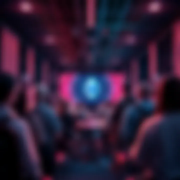Ethereum Discussion Forum People discussing Ethereum news and price changes in a lively forum setting