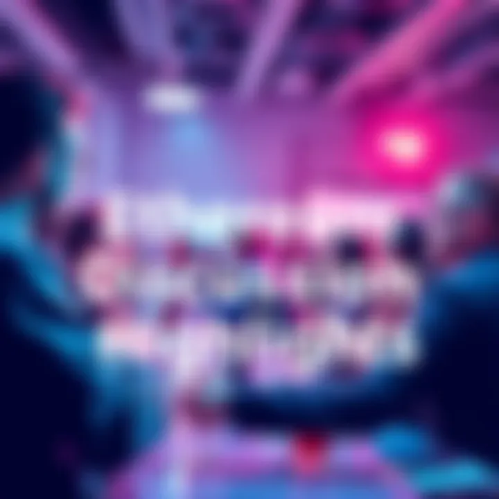 Ethereum Discussion Highlights A group of people discussing Ethereum topics with enthusiasm and sharing ideas at a community event