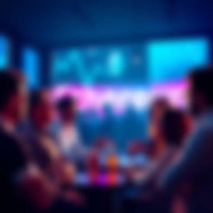 People engaging in a lively discussion about Ethereum news and price trends.