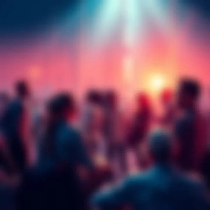 Ethereum Discussion People engaging in a conversation about Ethereum, sharing news and insights on a digital platform.